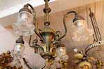 marinus-licht.nl: antieke Franse hanglamp met 4 armen