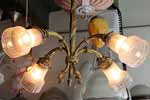 marinus-licht.nl: Antieke Franse hanglamp met 4 lampen