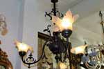 marinus-licht.nl: Antieke Gaslamp met 3 armen ongeveer 1865, omgebouwd naar elektriciteit