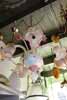 marinus-licht.nl: Murano sprookjes lamp met 5 kappen, wit met roze