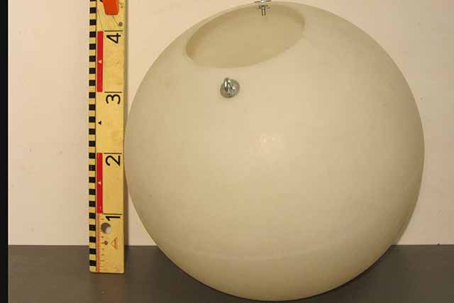 Humaan hospita Gestaag Marinus Licht - Kunststof lampenbol, Plastic bol met een diameter van 45cm
