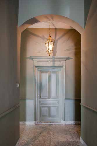 Mogelijk Vierde rand Marinus Licht - Bronzen klassieke hallamp (kopie), klassieke hanglamp met  glasruitjes